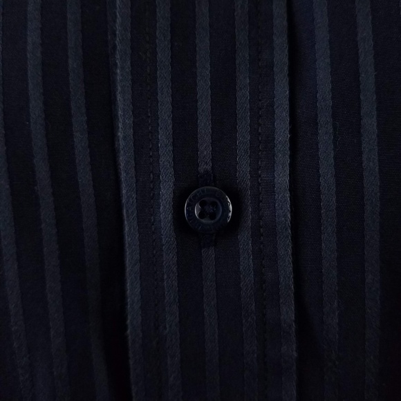 BUGATCHI UOMO Mens Blue Striped Cotton Size Medium - Picture 3 of 8